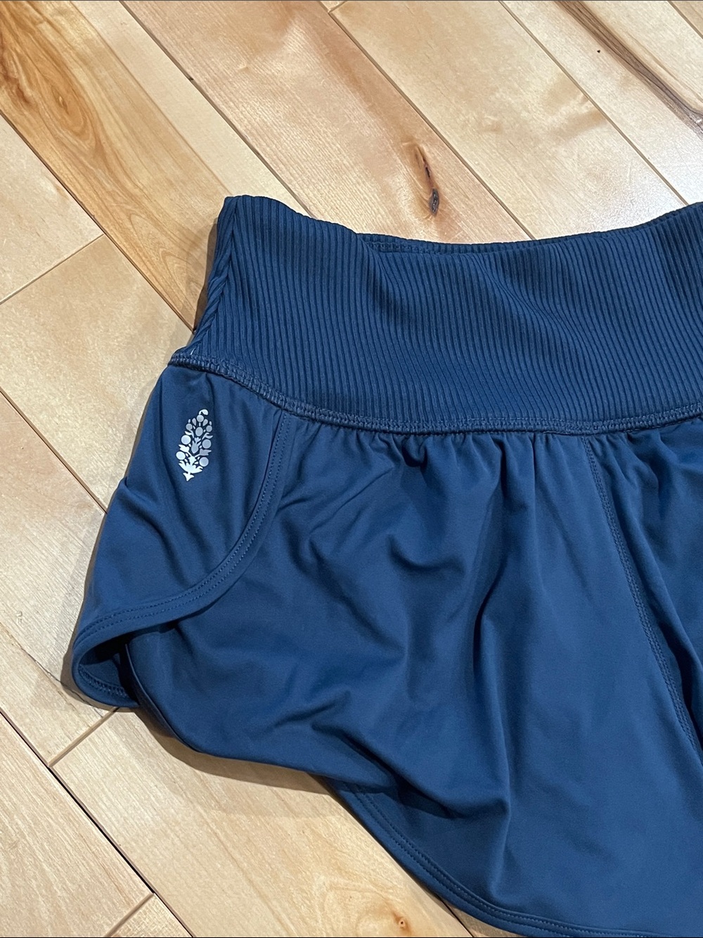 Free People FP Movement Game Time Shorts in Navy - Picture 5 of 5